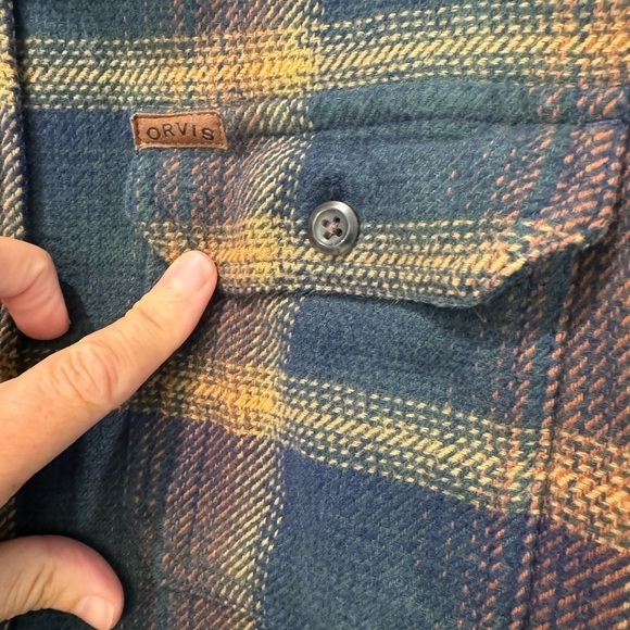 Orvis Plaid Midweight Shacket with Pockets / unisex / Large - Picture 2 of 14
